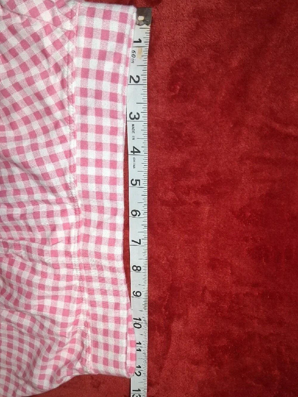 The Children's Place Black Skort with Pink Gingham Overlay